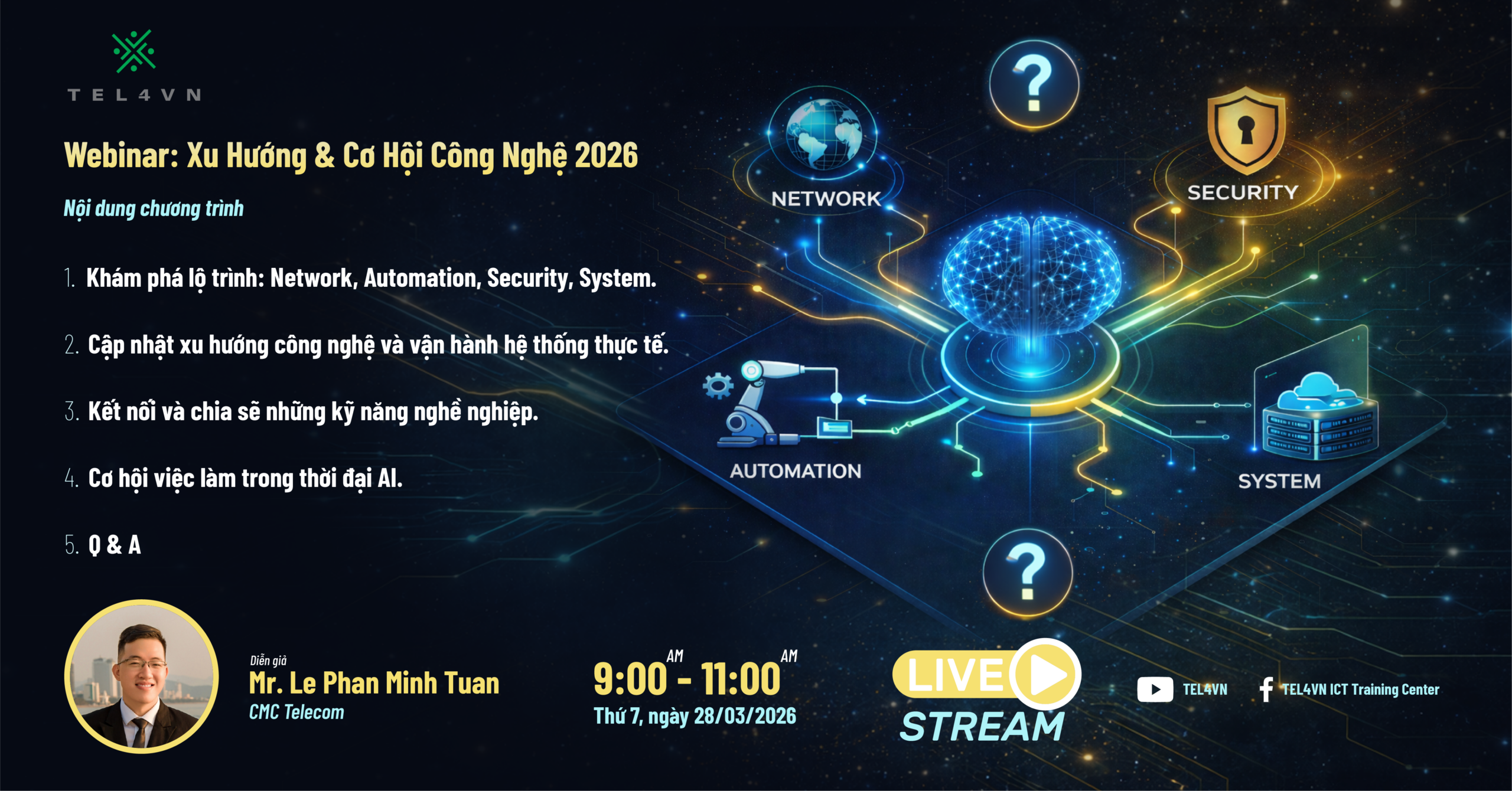 Webinar: Xu hướng và cơ hội công nghệ 2026