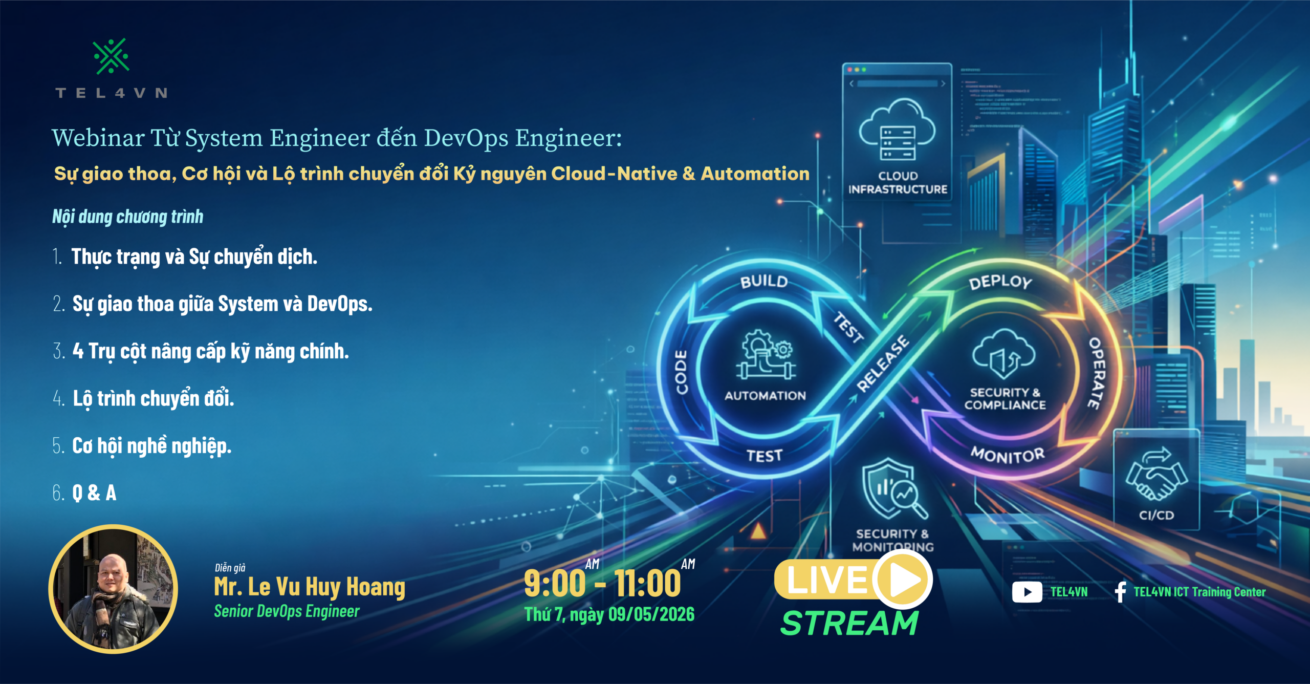 Từ System Engineer đến DevOps Engineer: Sự giao thoa, Cơ hội và Lộ trình chuyển đổi Kỷ nguyên Cloud-Native & Automation