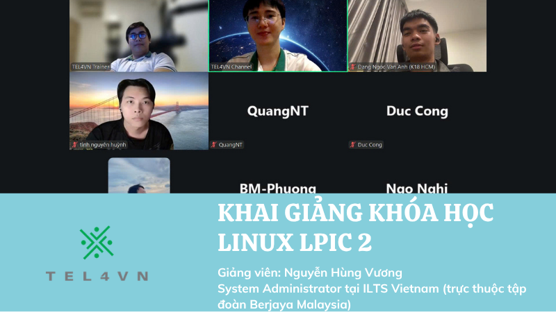 KHAI GIẢNG THÀNH CÔNG KHÓA HỌC 𝐋𝐢𝐧𝐮𝐱 𝐋𝐏𝐈𝐂-𝟐 (TOLP23)